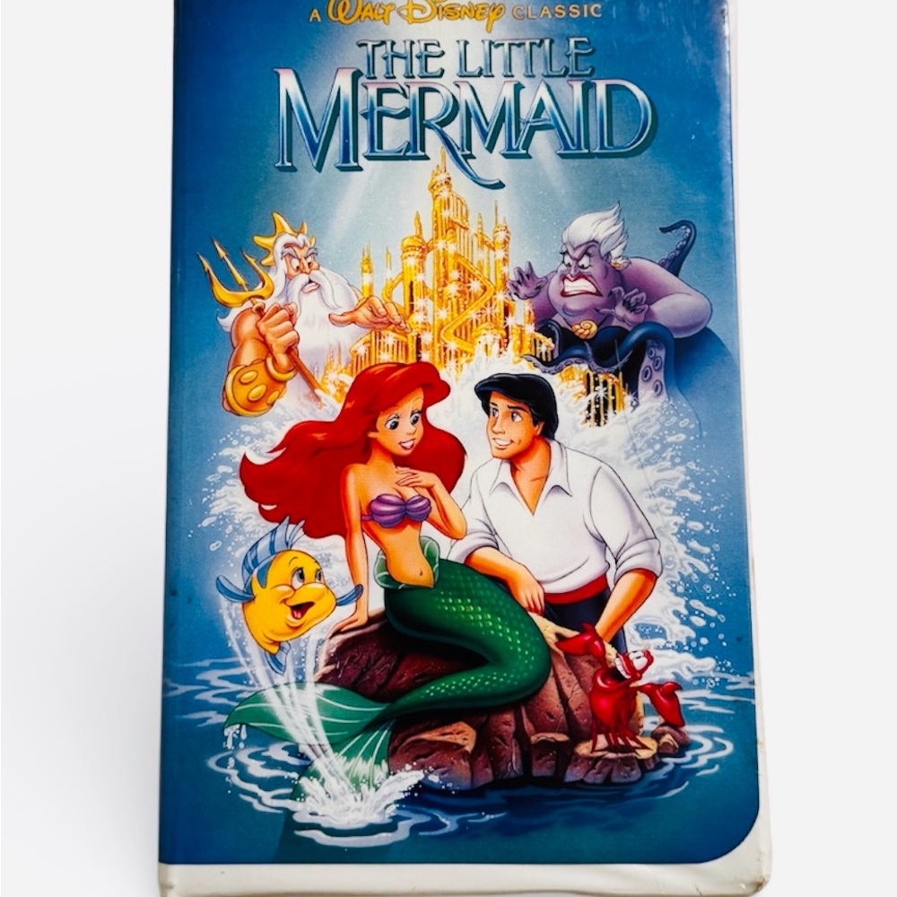 The Little Mermaid VHS Banned Cover Walt Disney Black Diamond Classic 1990 913